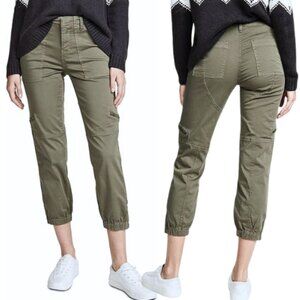 Joie NWT Aerial Vintage-Style Utility Ankle Pants Fatigue Green Women’s Size 4